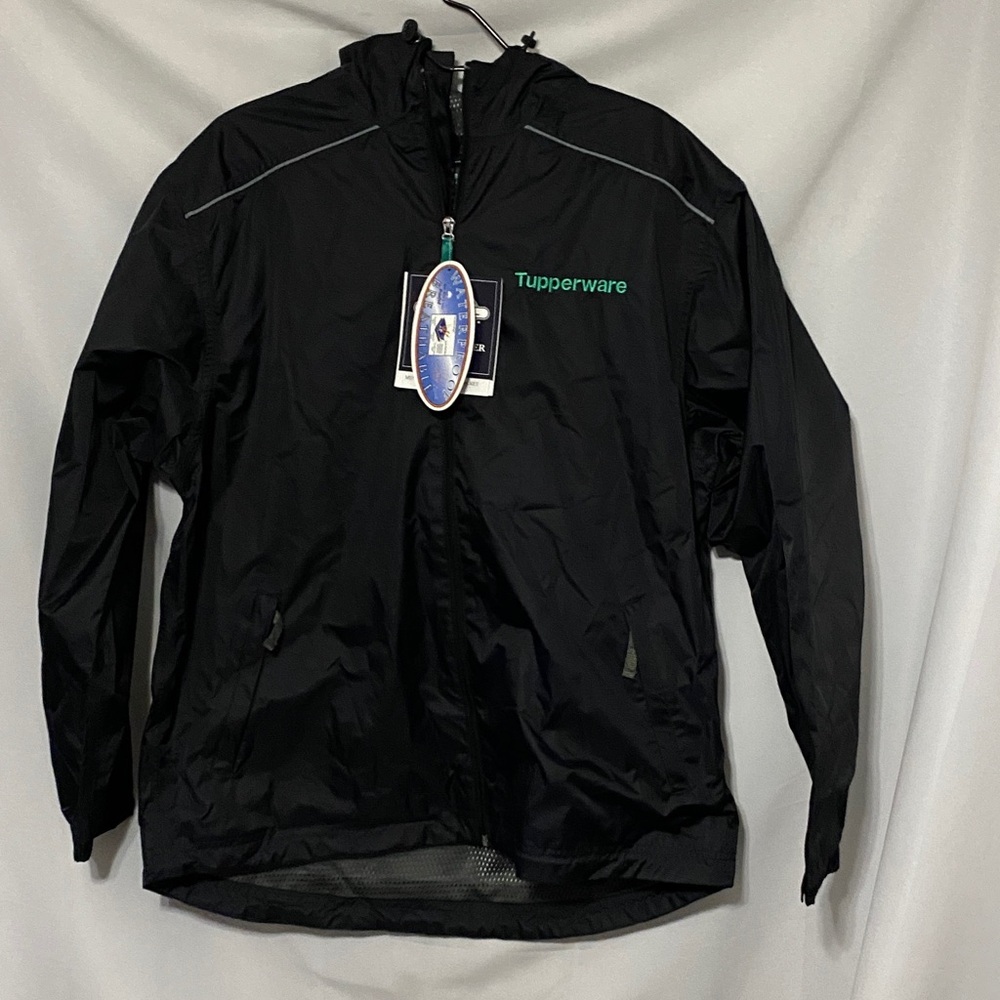 Charles River Apparel MENS Noreaster Rain Jacket size‎ M TupperwareHooded Jacket